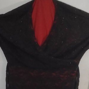 Black and Red LuLaRoe Elegant Dress x Noelle